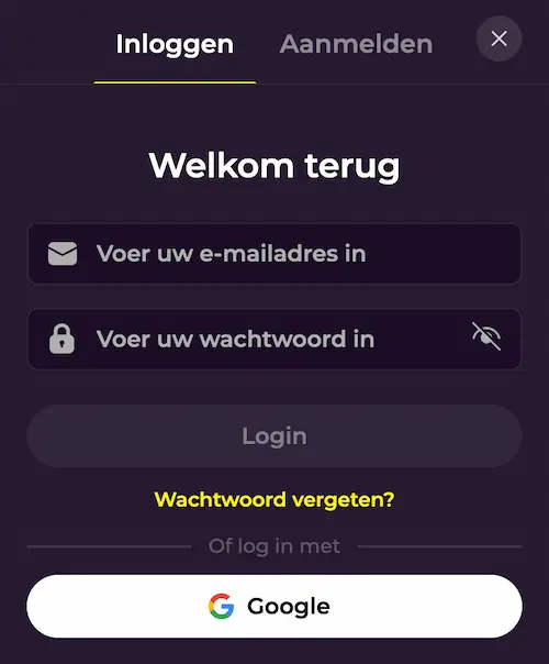 ZumoSpin Inloggen login