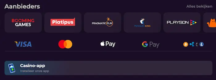 ZumoSpin Spellen pay